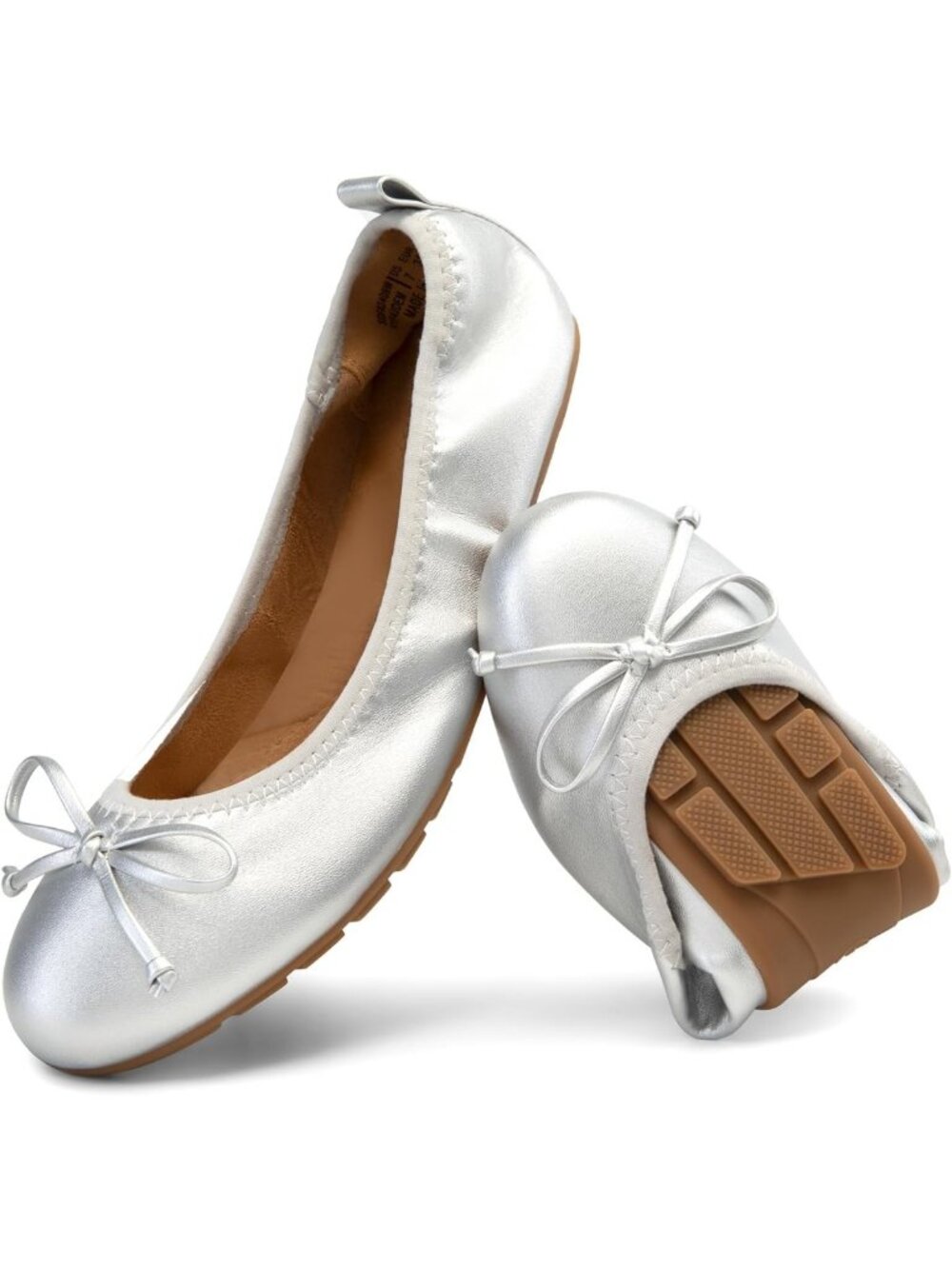 Chic Foldable Bowknot Ballet Flats for Women - Comfortable & Stylish Footwear